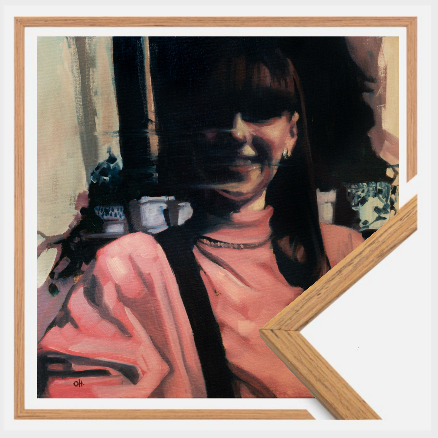 Teak frame