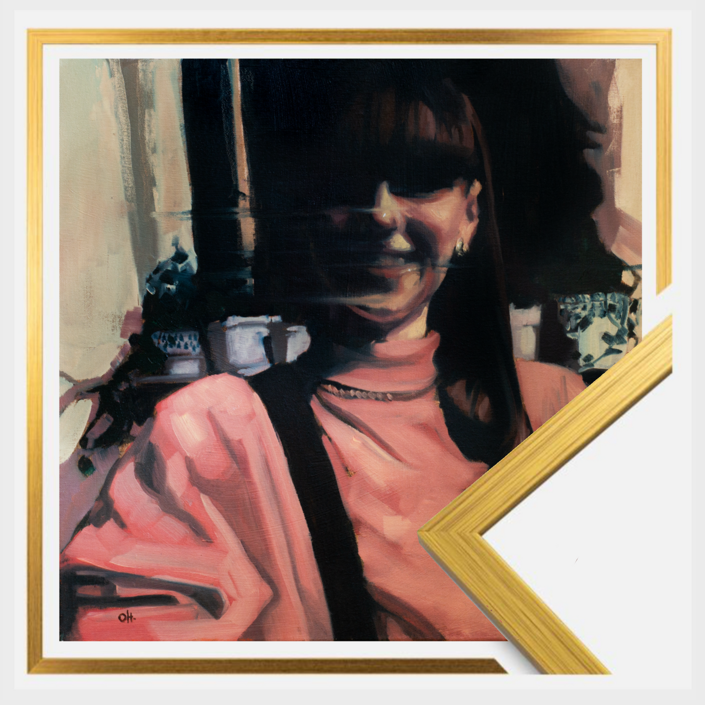 Gold frame