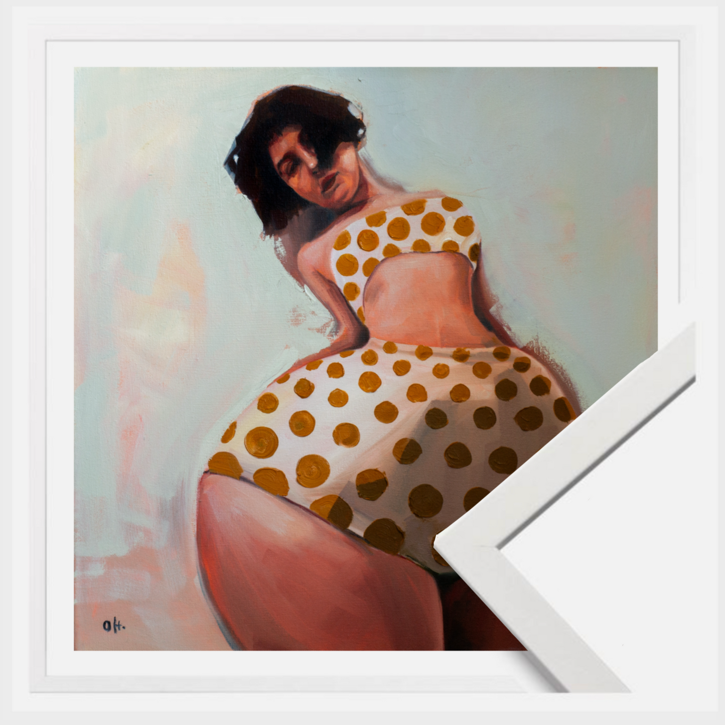 White frame