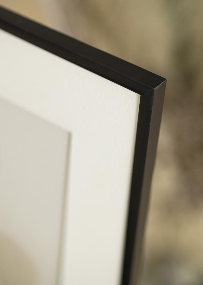 Matte black frame